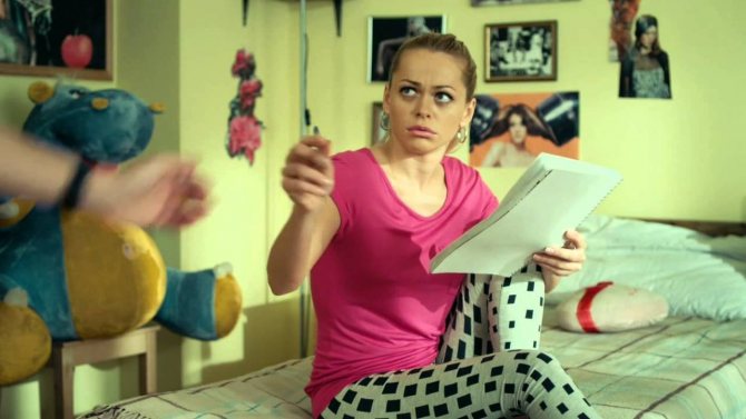 'Анна Хилькевич в роли Маши в сериале