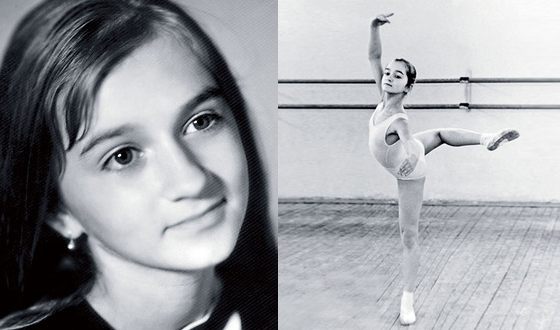 Анна Якунина в детстве