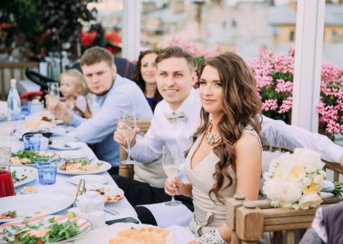 Благодарность гостям на свадьбе