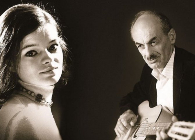 Булат Окуджава и Наталья Горленко | Фото: ifotki.info