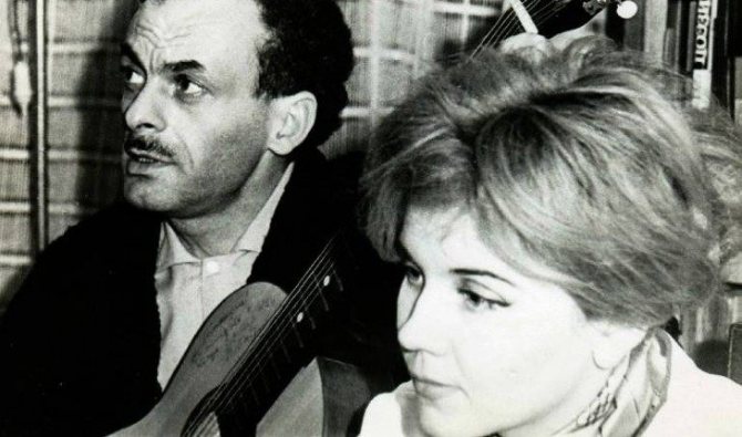 Булат Окуджава и Ольга Арцимович в молодости