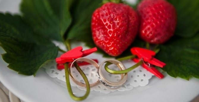 Что дарить на каменную (клубничную) годовщину (33 года свадьбы)