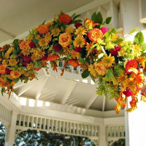 цветы разных оттенков своими руками