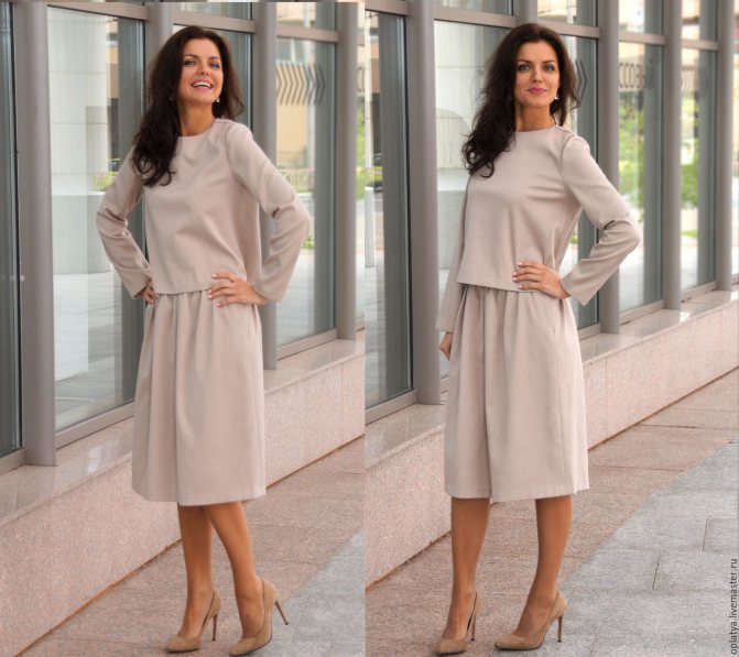 Дама в красивом костюме