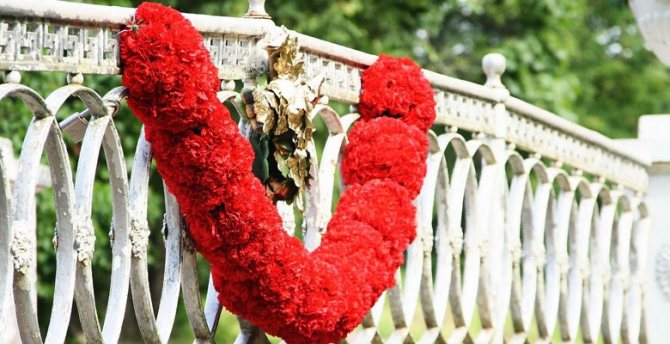 Делаем гирлянду из цветов своими руками