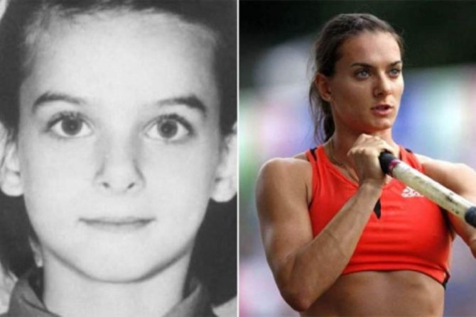 Детство Елены Исинбаевой