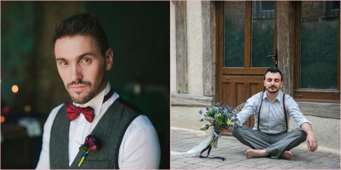 Джинсы и жилетка замечательно впишутся в мужской образ