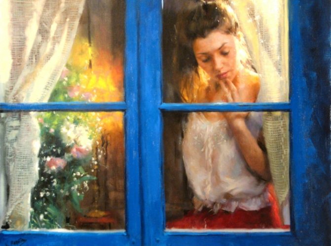 Эта женщина в окне...