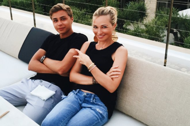 Инна Маликова с сыном