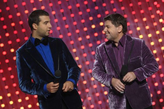 Иван Ургант и Александр Цекало в шоу «Большая разница»