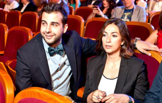 Иван Ургант с женой Натальей Кикнадзе