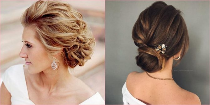 Из коротких волос тоже может получиться красивый пучок