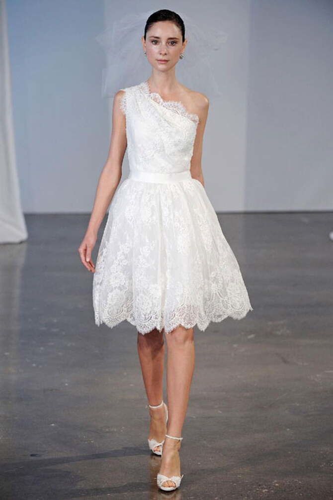 Короткие свадебные платья 2021-2022 26
