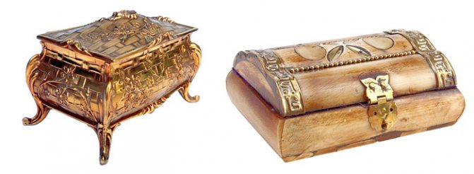 Красивая шкатулка – подарок на медную свадьбу