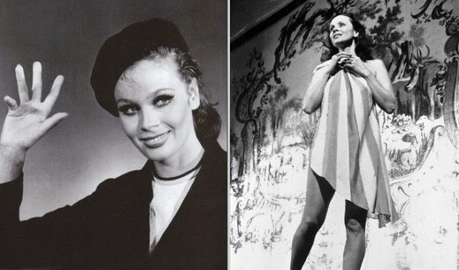 Любовь Полищук в молодости