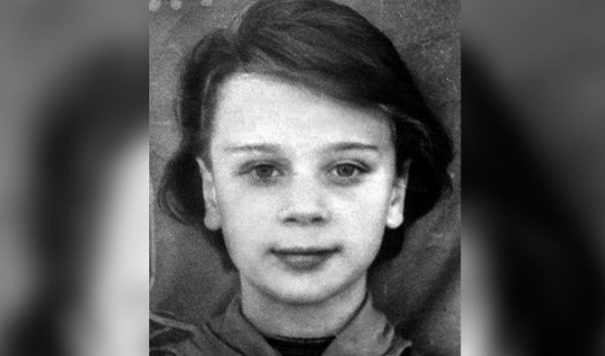 Любовь Полищук в школьные годы