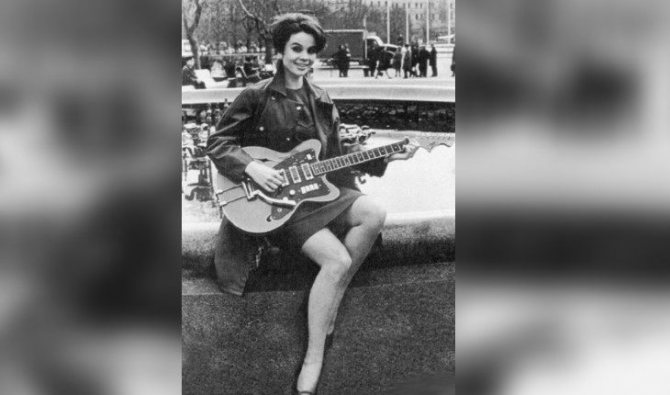 Любовь Полищук в юности