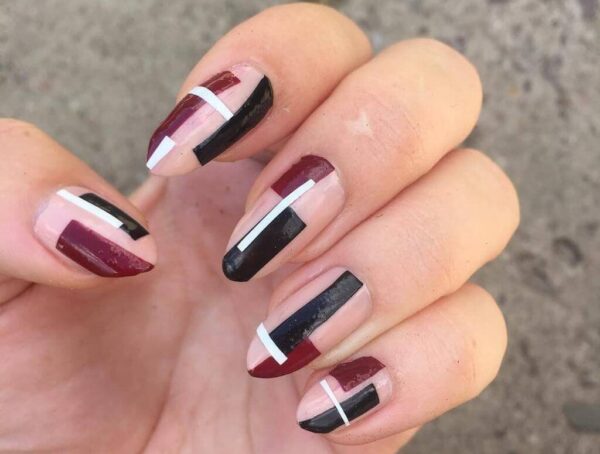 Маникюр-геометрия