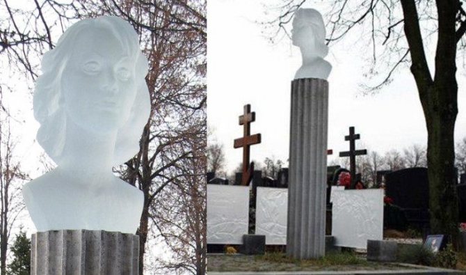 Могила Любови Полищук