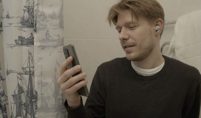 На съемках сериала «Безопасные связи»