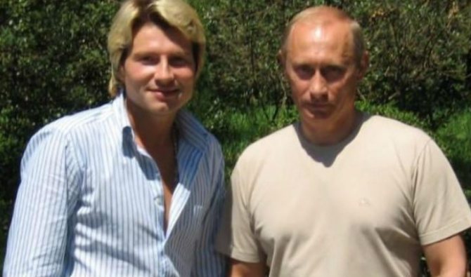 Николай Басков и Владимир Путин