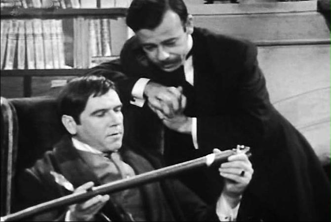 Николай Волков в роли Шерлока Холмса