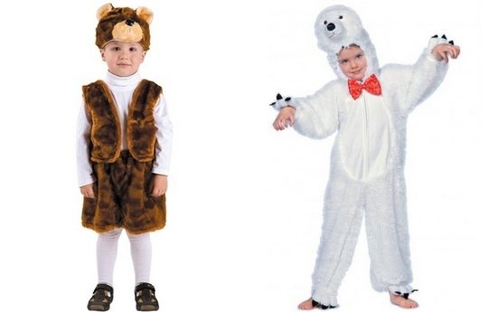 Новогодний костюм медведя для мальчика