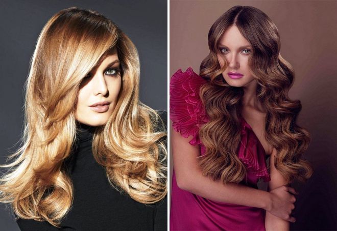 окрашивание длинных волос 2018