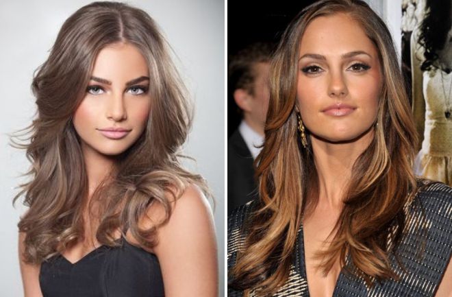 окрашивание русых волос 2018