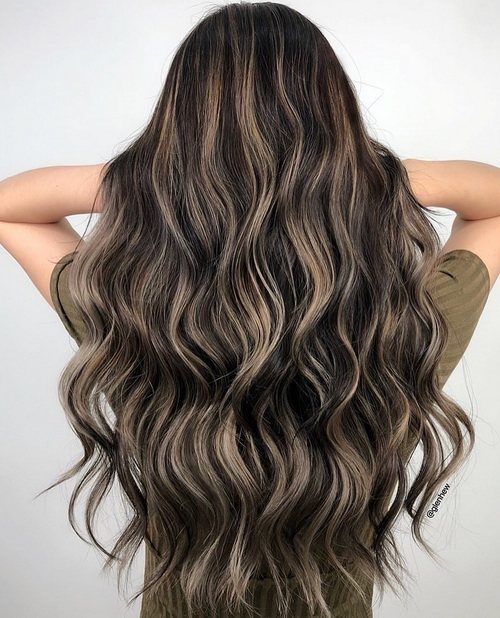 Окрашивание волос фламбояж