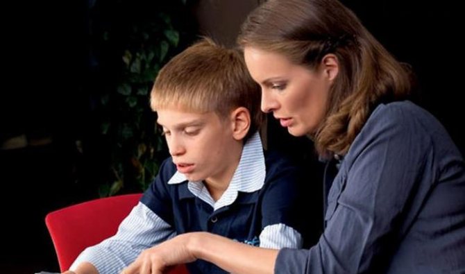 Ольга Копосова и ее сын Глеб