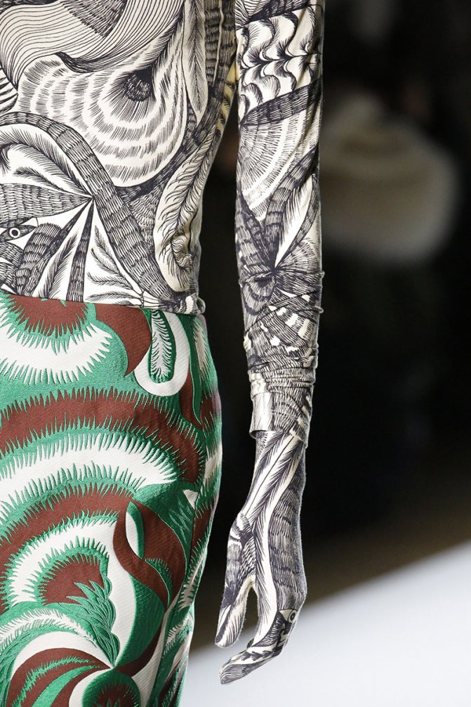 Перчатки Dries van Noten