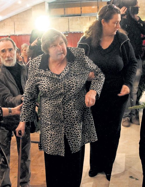 Первая жена БЕЛЯВСКОГО - Валентина Викторовна тоже пришла на панихиду в Дом кино