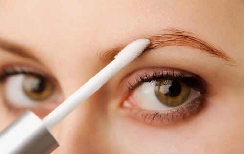 пудровые брови