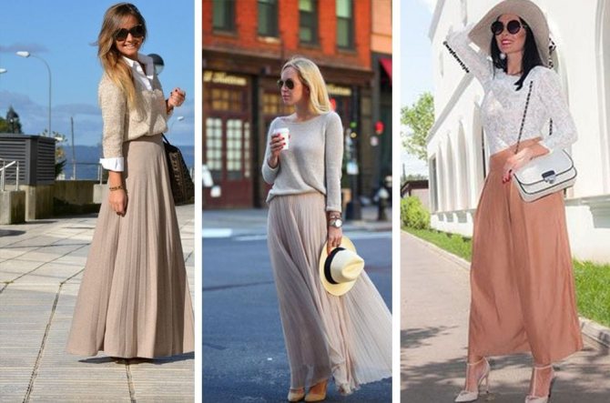 Разные оттенки бежевого