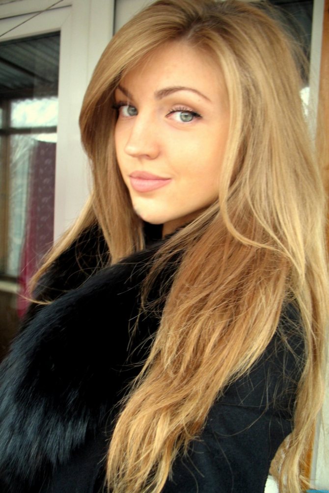 Русый цвет волос