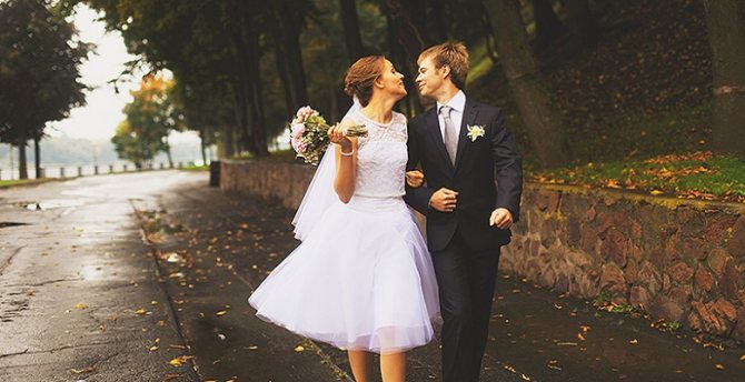 Свадебные платья миди-длины