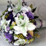 свадебный букет из лилий 2