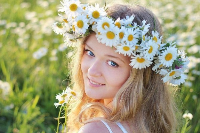 Свадебный букет из ромашек