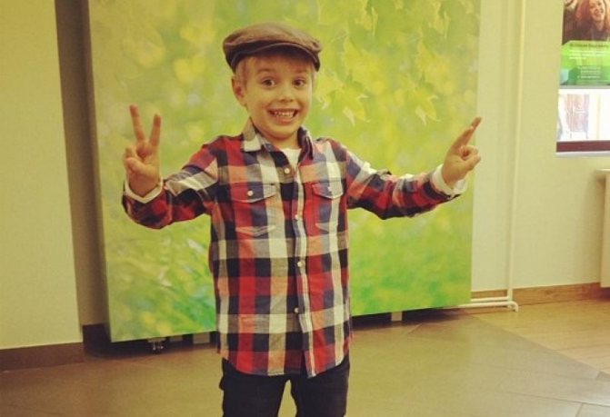 Сын Полины Гагариной – Андрей Кислов фото