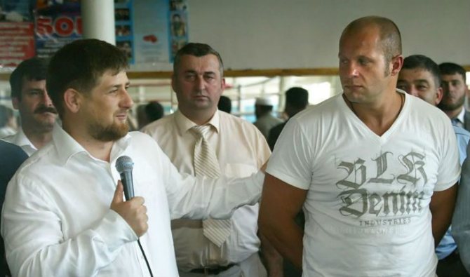 У Кадырова был конфликт с Федором Емельяненко