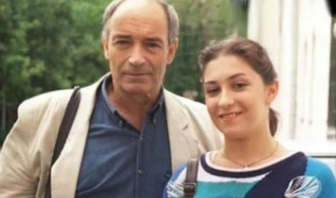 Валентин Гафт и его дочь Ольга