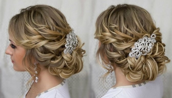 Варианты свадебных укладок волос