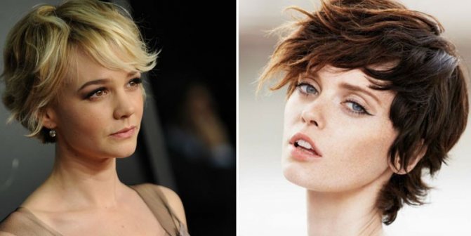 Варианты укладки стрижки Гарсон