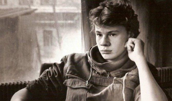 Владислав Галкин в юности