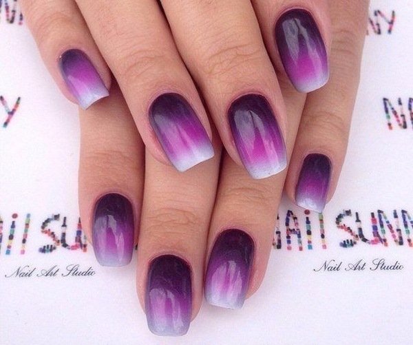 Восхитительный фиолетовый маникюр 2021-2022 года: идеи, новинки, тенденции - фото
