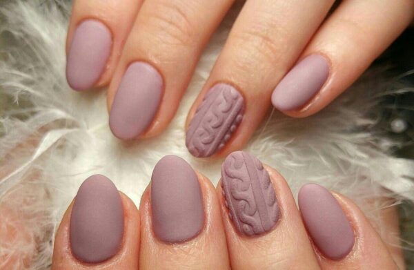 Вязаный маникюр