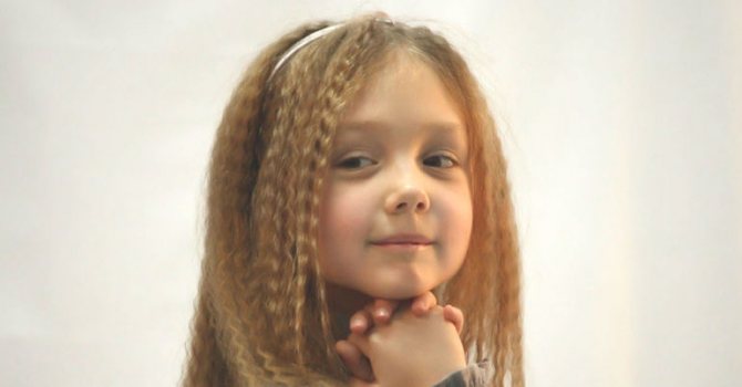 Юная актриса Екатерина Старшова