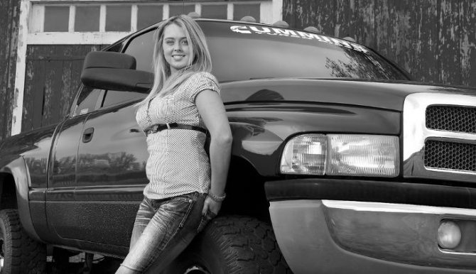 Женский пикап