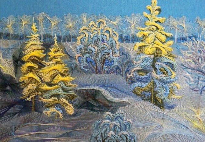 Как вышивать на картоне фото